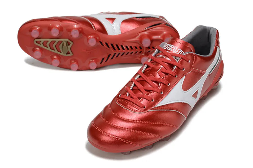 Morelia Neo IV Beta Elite Rouge/Blanc FG/AG Bonplancrampons