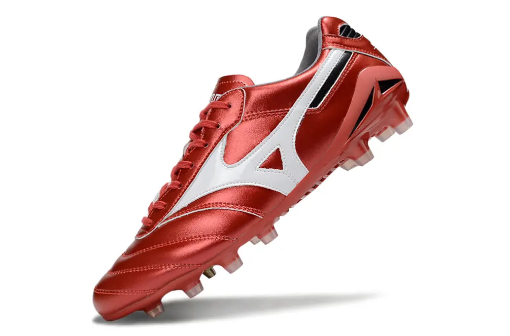Morelia Neo IV Beta Elite Rouge/Blanc FG/AG Bonplancrampons