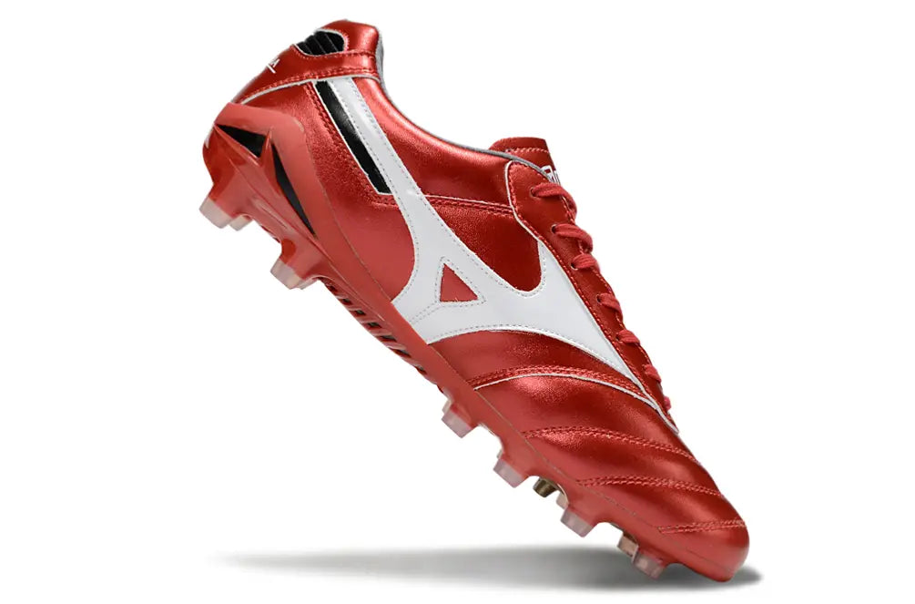 Morelia Neo IV Beta Elite Rouge/Blanc FG/AG Bonplancrampons