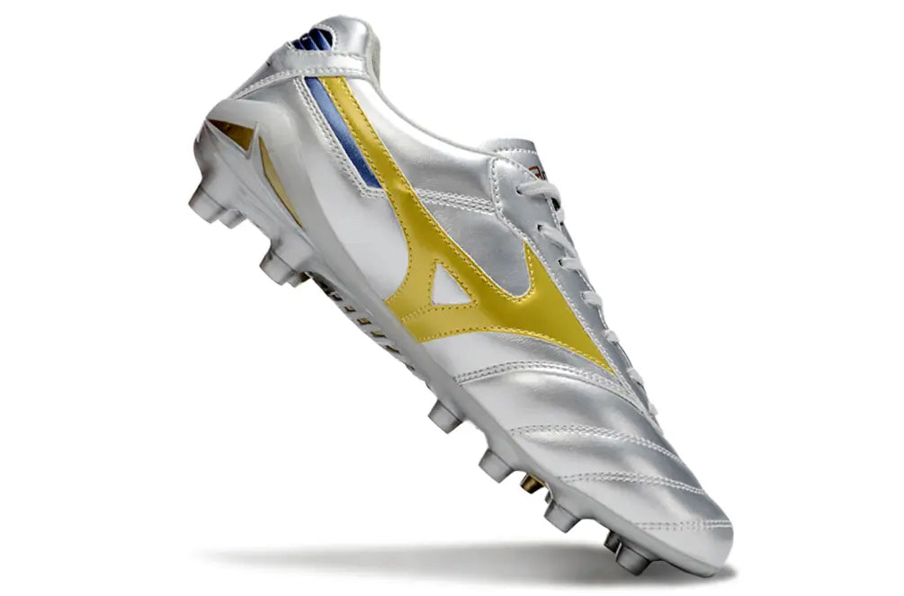 Morelia Neo IV Beta Elite Argenté/Doré FG/AG Bonplancrampons