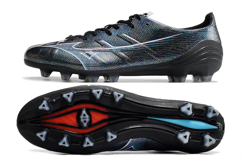 Alpha Elite Black Pack - Noir/Rouge/Bleu FG/AG Bonplancrampons