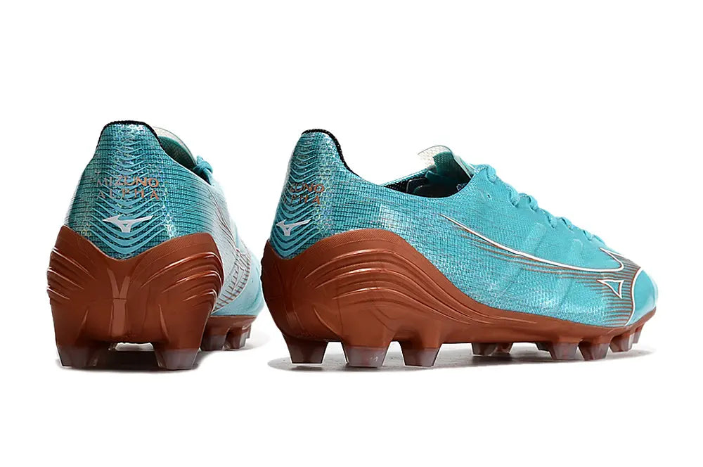 Alpha Made in Japan Azure Blue - Bleu/Blanc/Cuivre (FG) Bonplancrampons