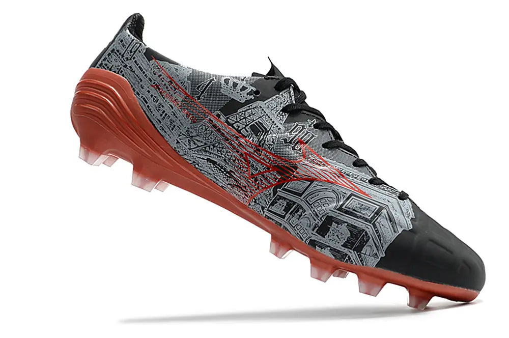 Alpha Made in Japan Sergio Ramos 4 Vol. II - Noir/Rouge ÉDITION LIMITÉE (FG) Bonplancrampons