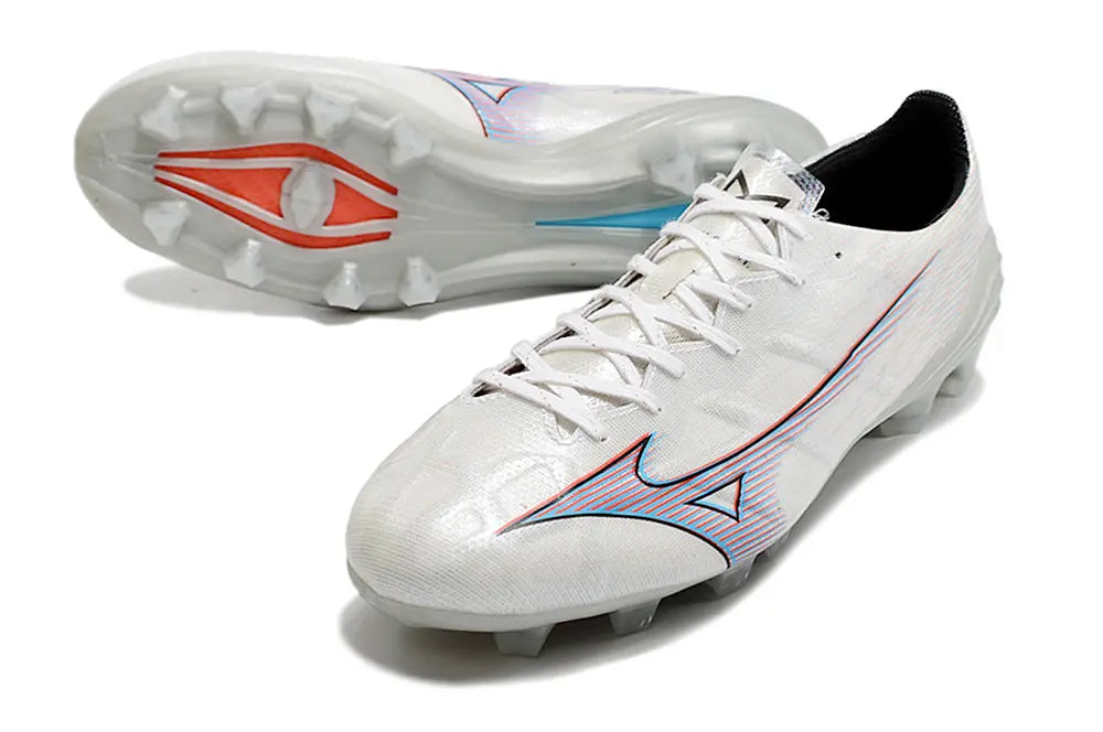 Alpha Elite Shining - Blanc/Rouge FG/AG Bonplancrampons