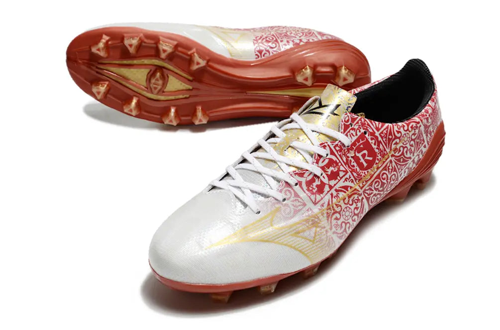 Alpha Made in Japan Sergio Ramos 4 Vol. lll - Blanc/Doré/Rouge ÉDITION LIMITÉE  FG/AG Bonplancrampons