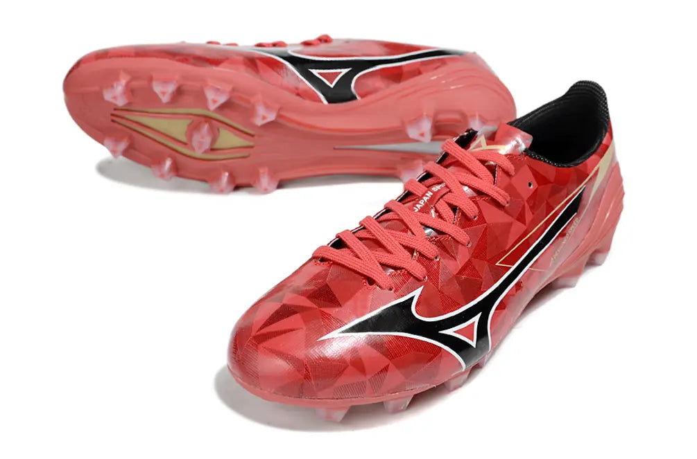 Alpha II Made in Japan Ruby Red - MORELIA 40th Red/Noir/Doré (FG) Bonplancrampons