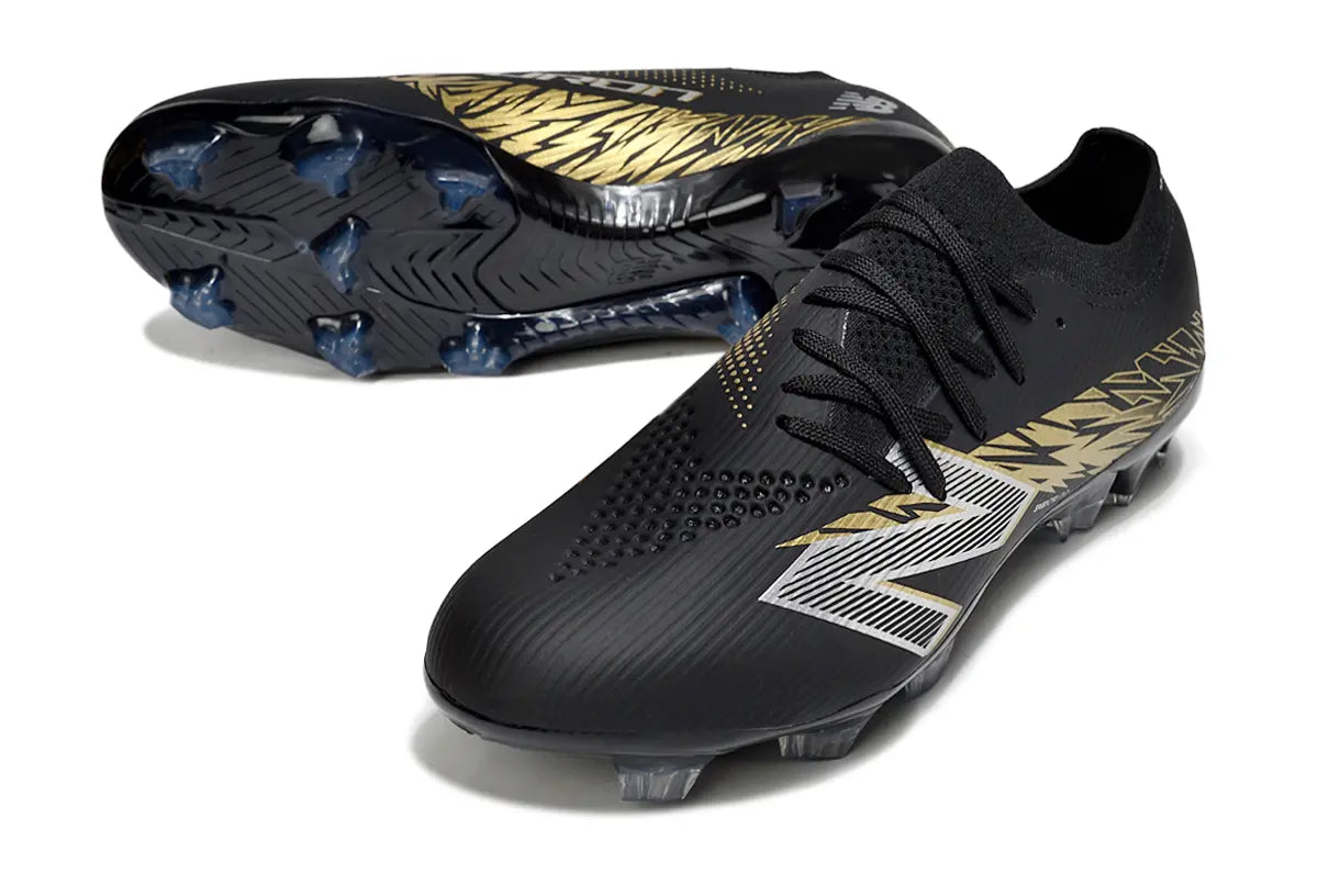 New Balance FURON TEAM V8 Elite Noir/Doré (FG) Bonplancrampons