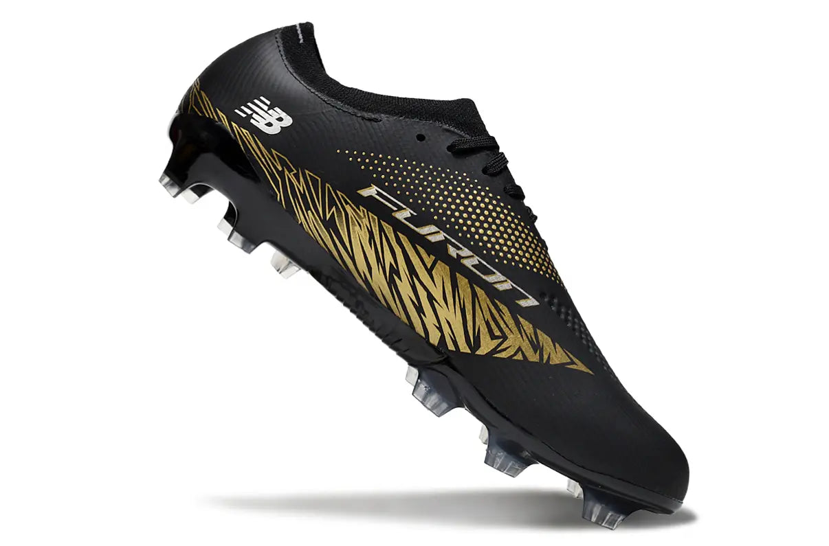 New Balance FURON TEAM V8 Elite Noir/Doré (FG) Bonplancrampons