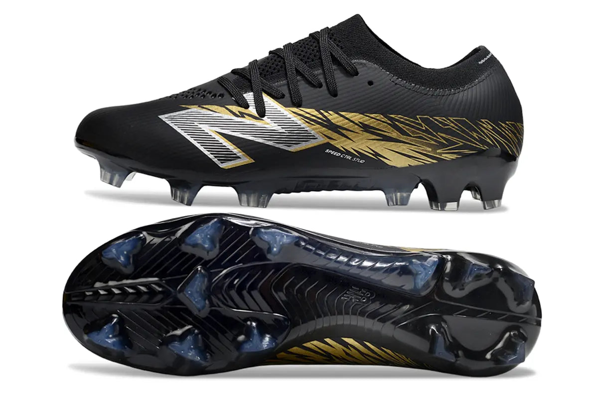 New Balance FURON TEAM V8 Elite Noir/Doré (FG) Bonplancrampons