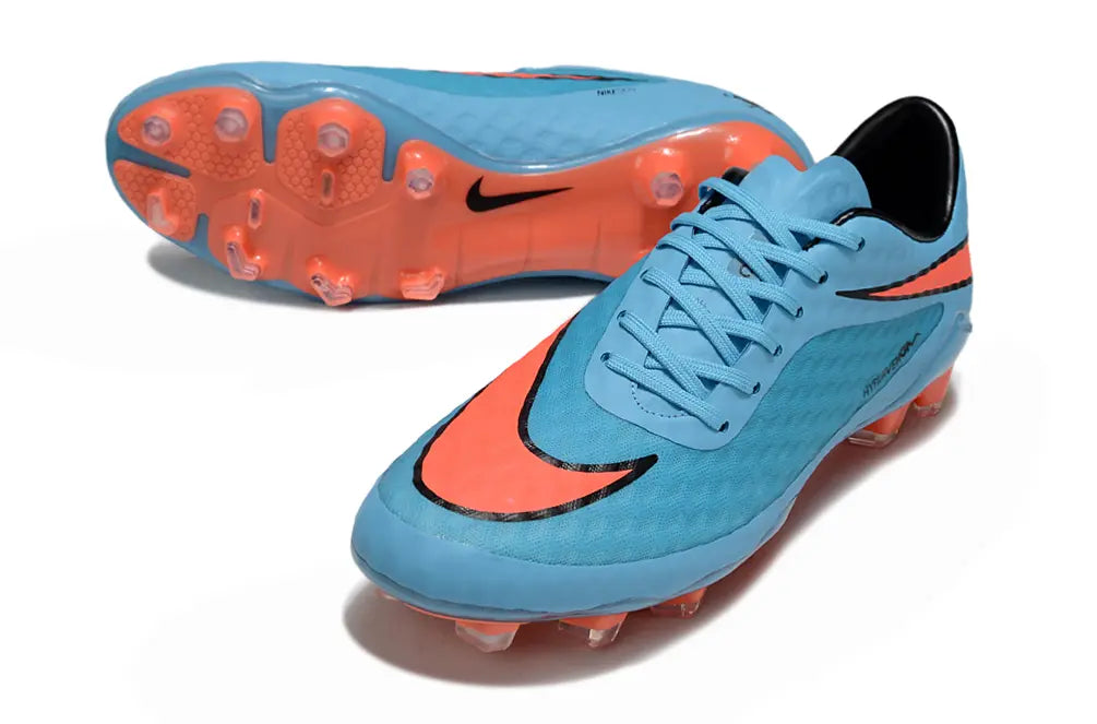 Hypervenom Phantom - Bleu clair/Orange (FG) Bonplancrampons