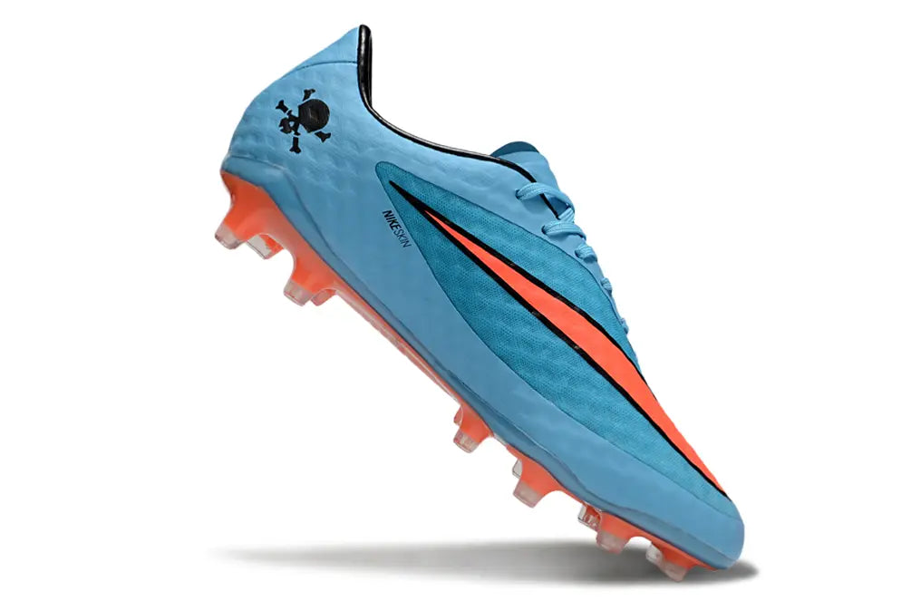 Hypervenom Phantom - Bleu clair/Orange (FG) Bonplancrampons