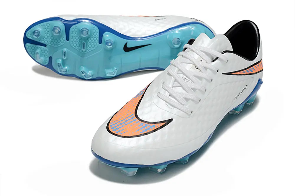 Hypervenom Phantom - Blanc/Bleu (FG) Bonplancrampons