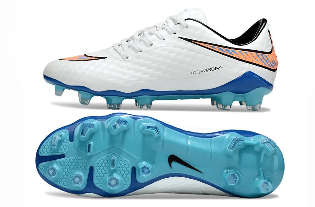Hypervenom Phantom - Blanc/Bleu (FG) Bonplancrampons