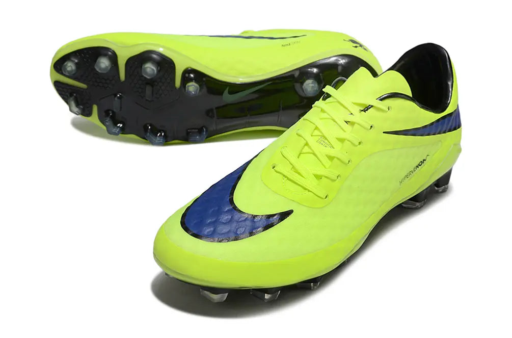Hypervenom Phantom Jaune/Bleu (FG) Bonplancrampons