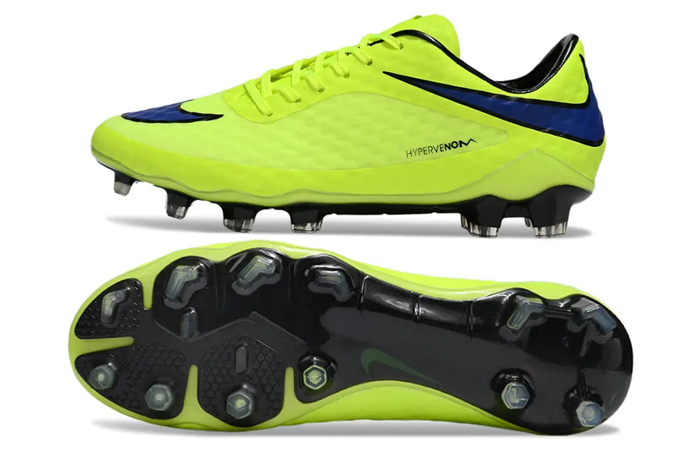 Hypervenom Phantom Jaune/Bleu (FG) Bonplancrampons