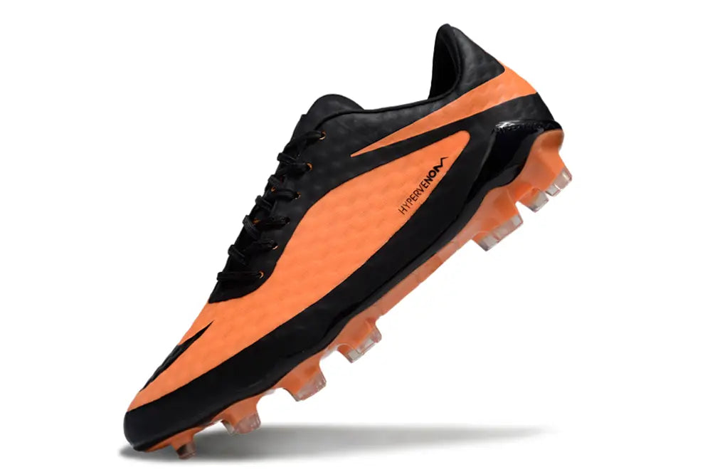 Hypervenom Phantom Orange/Noir (FG) Bonplancrampons