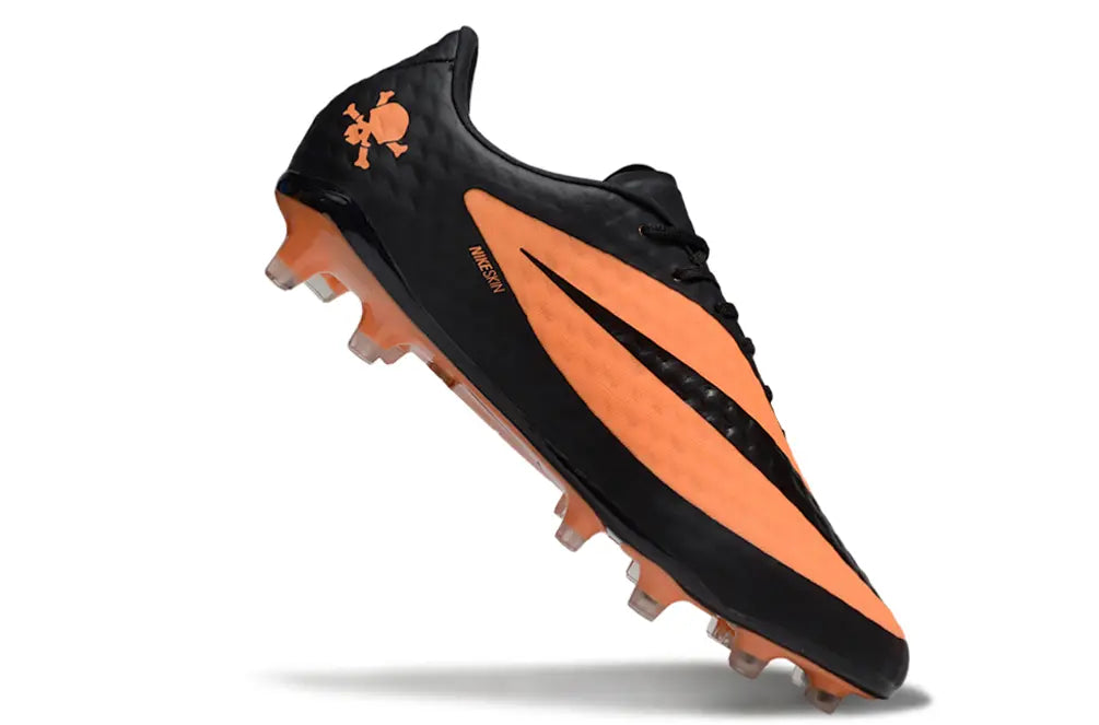 Hypervenom Phantom Orange/Noir (FG) Bonplancrampons