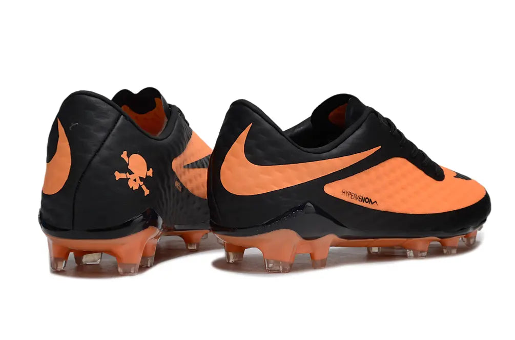 Hypervenom Phantom Orange/Noir (FG) Bonplancrampons