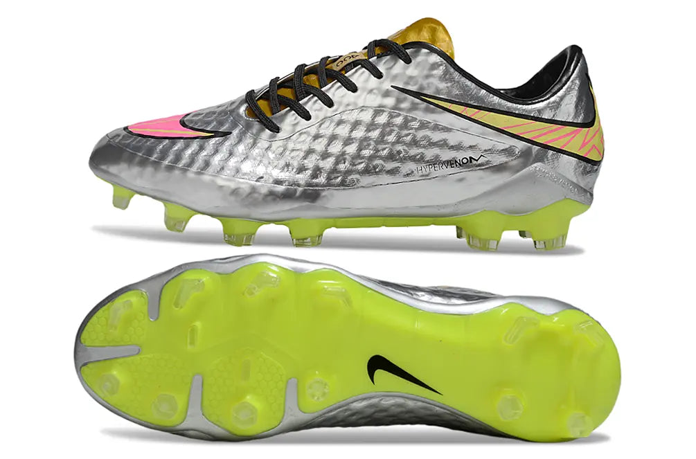 Hypervenom Phantom Chrome - Rose/Jaune (FG) Bonplancrampons