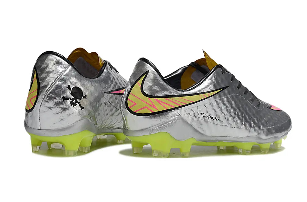 Hypervenom Phantom Chrome - Rose/Jaune (FG) Bonplancrampons