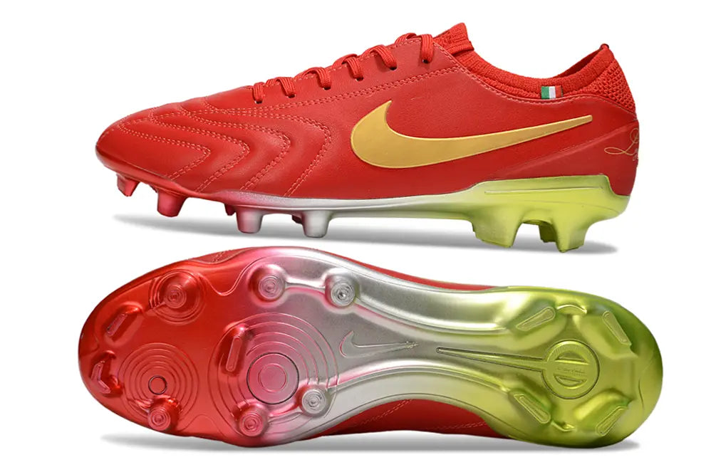 Tiempo Legend 10 Elite Luxe Concept Rouge/Or (FG) Bonplancrampons