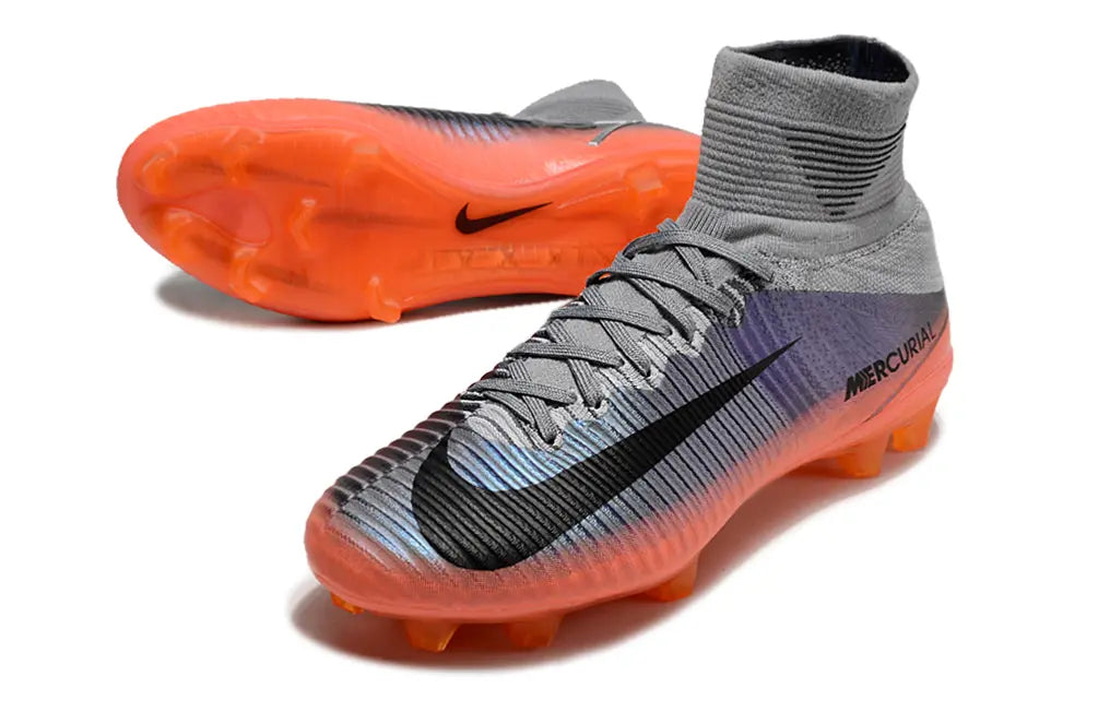Zoom Superfly 5 Elite x CR7 Gris/Orange (FG) Bonplancrampons