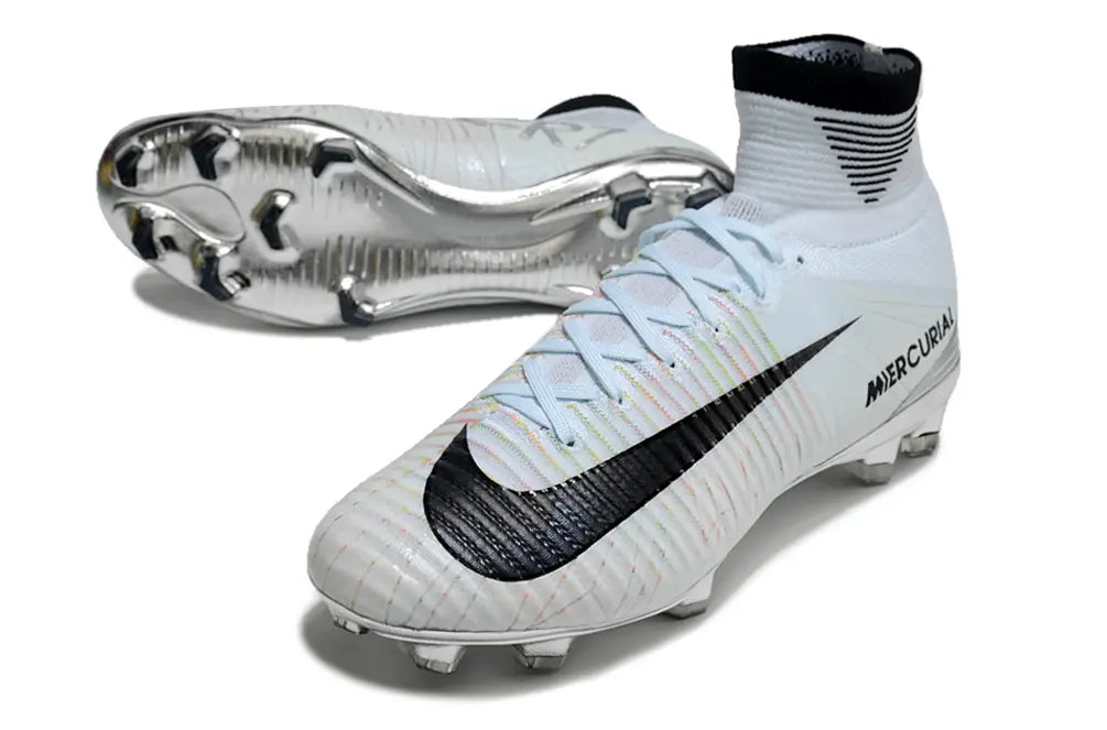 Zoom Superfly 5 Elite x CR7 Blanc/Noir (FG) Bonplancrampons
