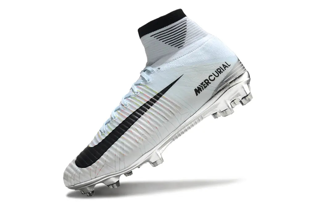 Zoom Superfly 5 Elite x CR7 Blanc/Noir (FG) Bonplancrampons