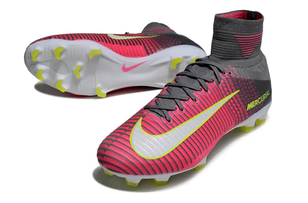 Zoom Superfly 5 Elite Gris/Rose (FG) Bonplancrampons