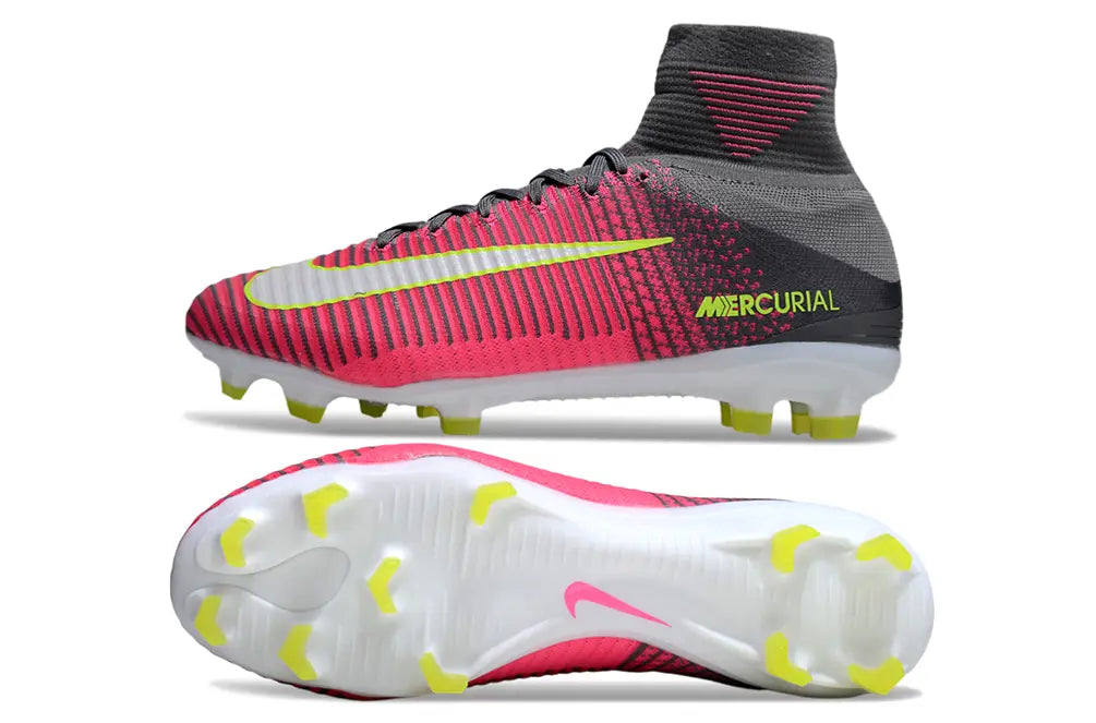 Zoom Superfly 5 Elite Gris/Rose (FG) Bonplancrampons