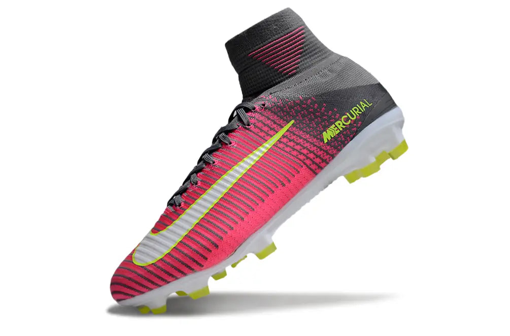 Zoom Superfly 5 Elite Gris/Rose (FG) Bonplancrampons