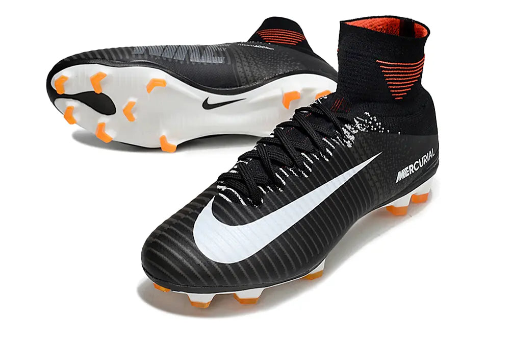 Zoom Superfly 5 Elite Noir/Blanc/Orange (FG) Bonplancrampons