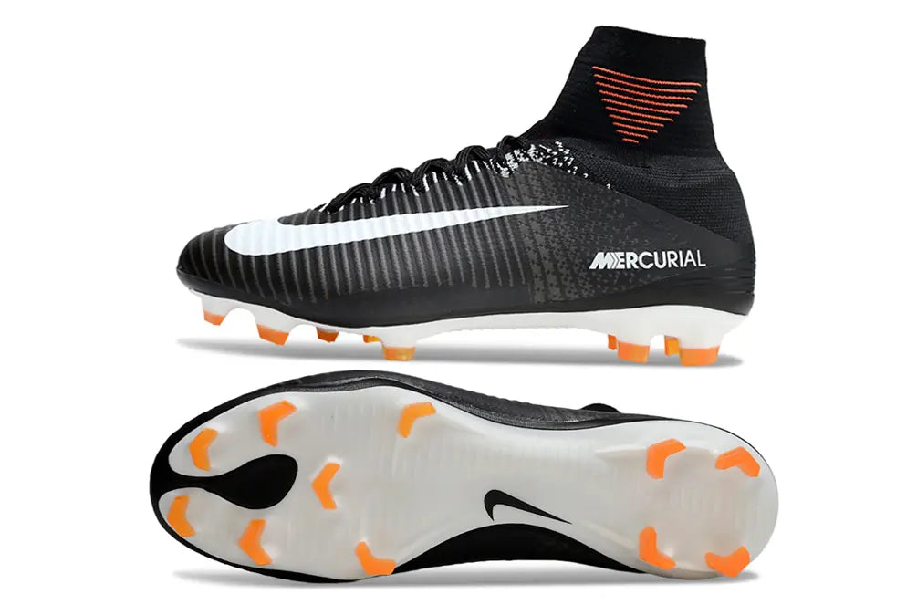 Zoom Superfly 5 Elite Noir/Blanc/Orange (FG) Bonplancrampons