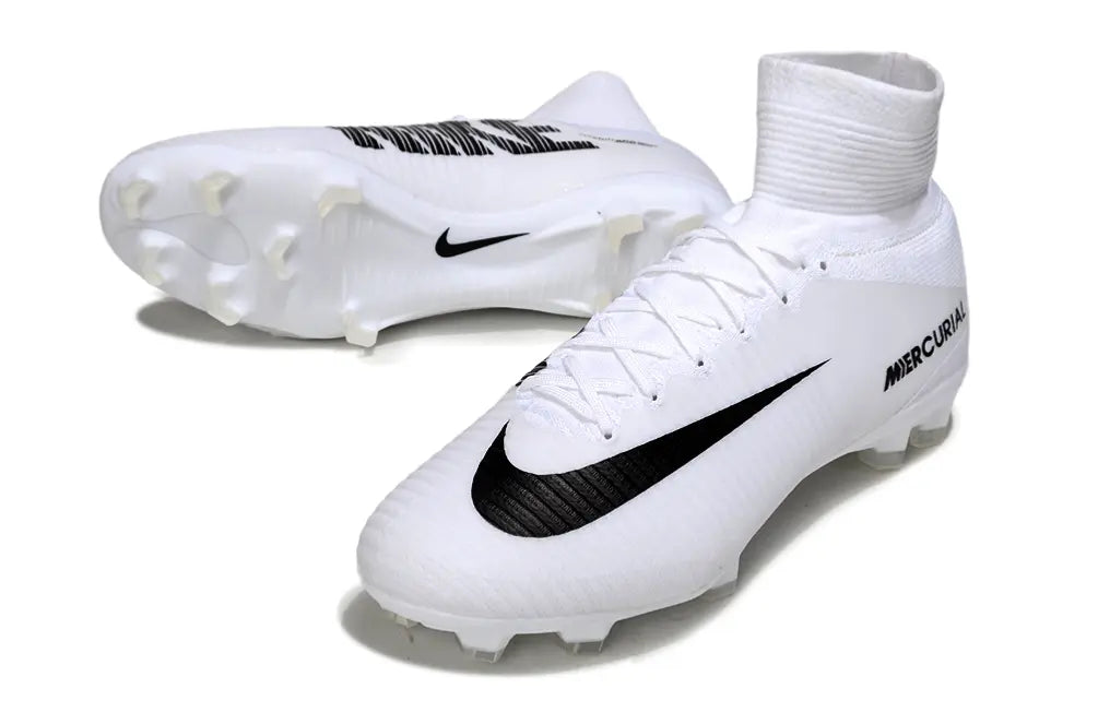 Zoom Superfly 5 Elite Blanc/Noir (FG) Bonplancrampons