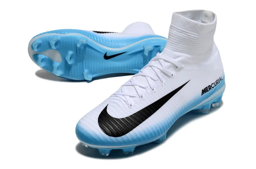 Zoom Superfly 5 Elite Blanc/Bleu (FG) Bonplancrampons