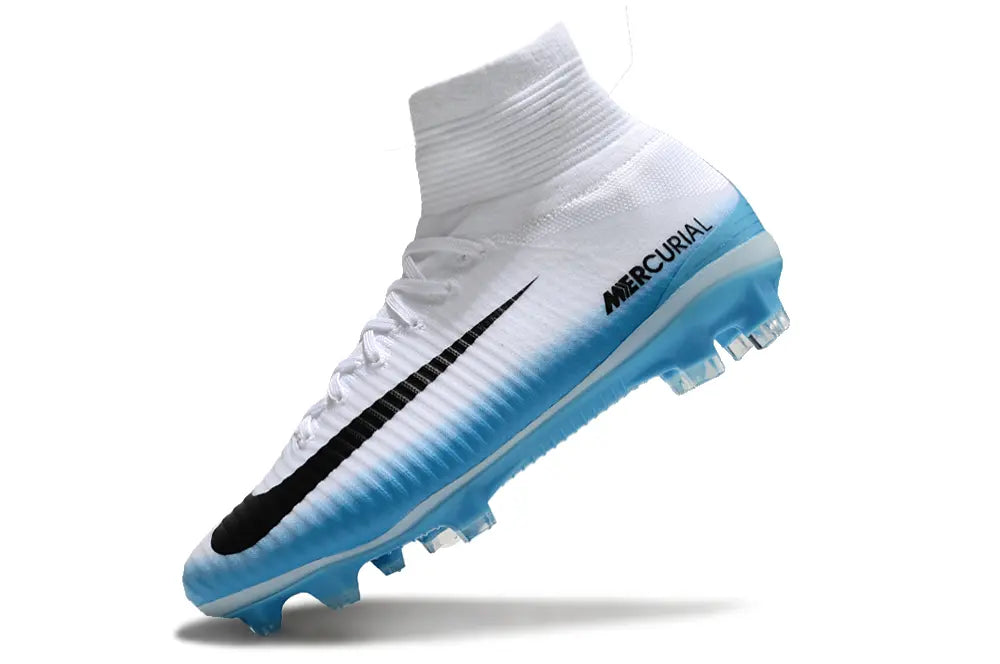 Zoom Superfly 5 Elite Blanc/Bleu (FG) Bonplancrampons