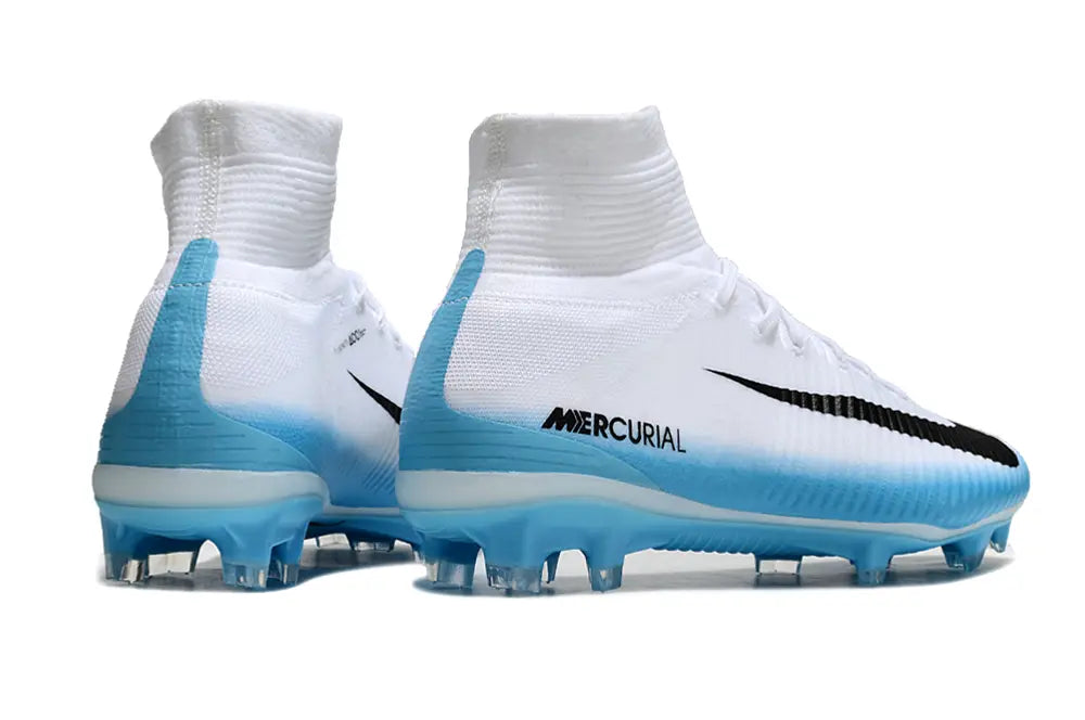 Zoom Superfly 5 Elite Blanc/Bleu (FG) Bonplancrampons