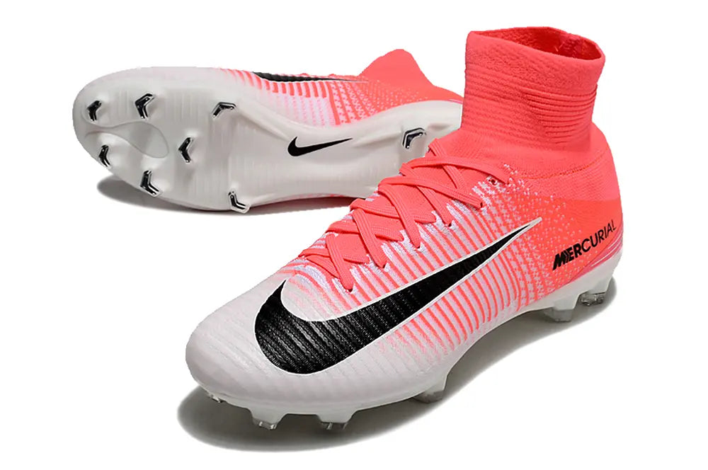 Zoom Superfly 5 Elite Blanc/Rouge (FG) Bonplancrampons