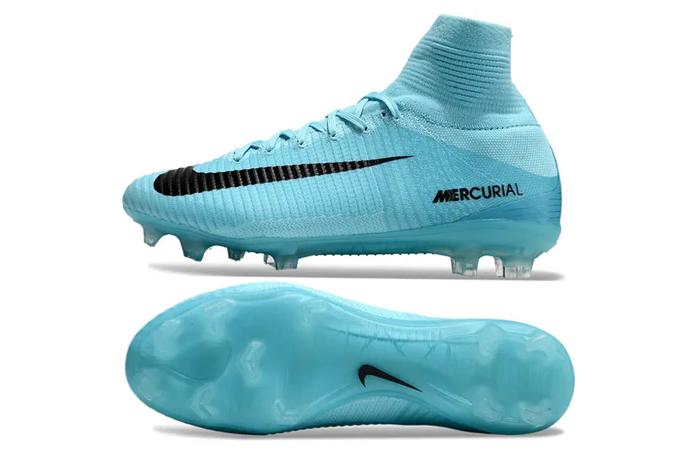 Zoom Superfly 5 Elite Bleu Clair/Noir (FG) Bonplancrampons