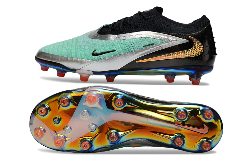 Phantom 6 Low Elite Bleu/Noir (AG) Bonplancrampons